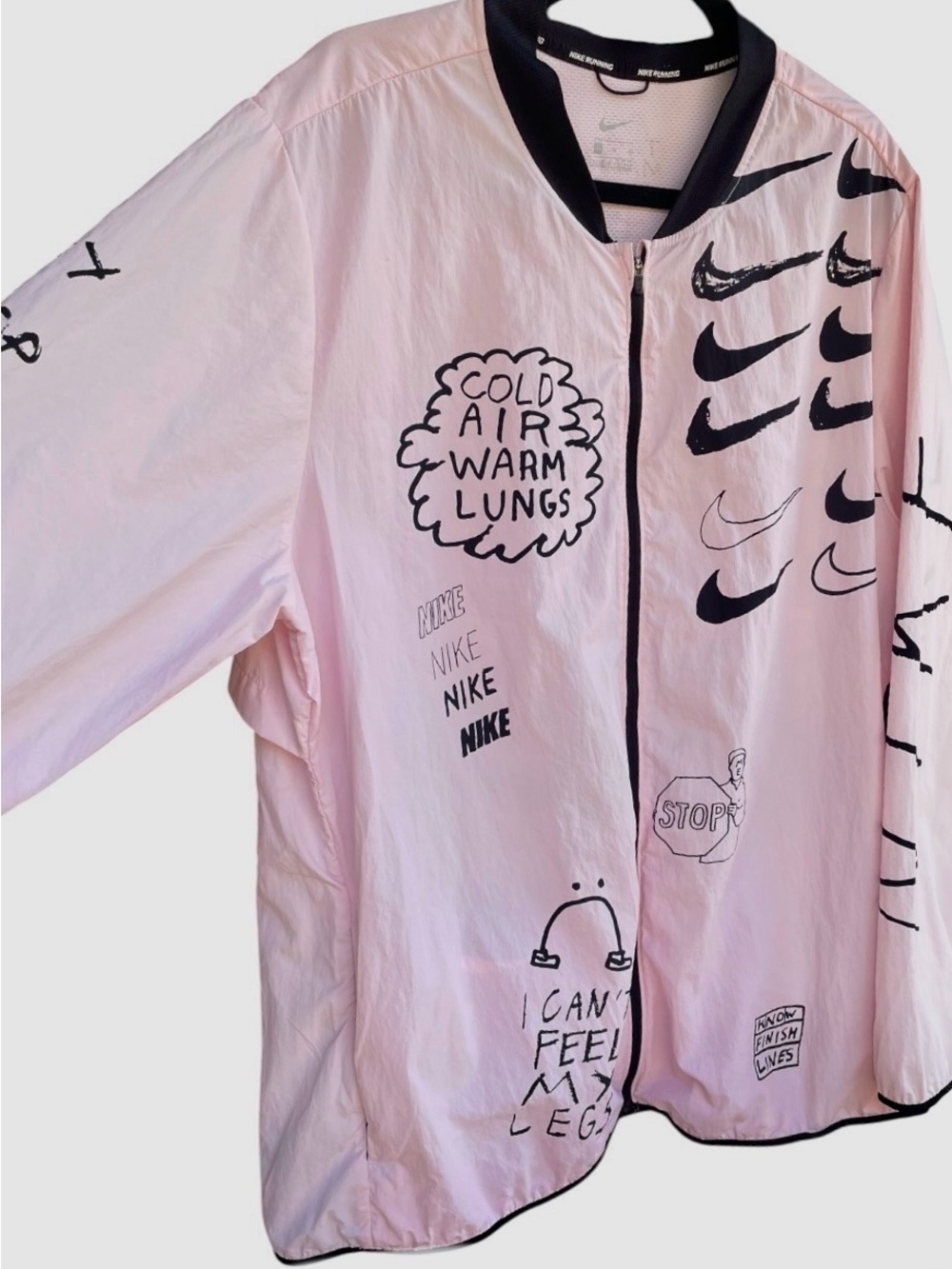 Nike x Nathan Bell Printed Running Jacket XL